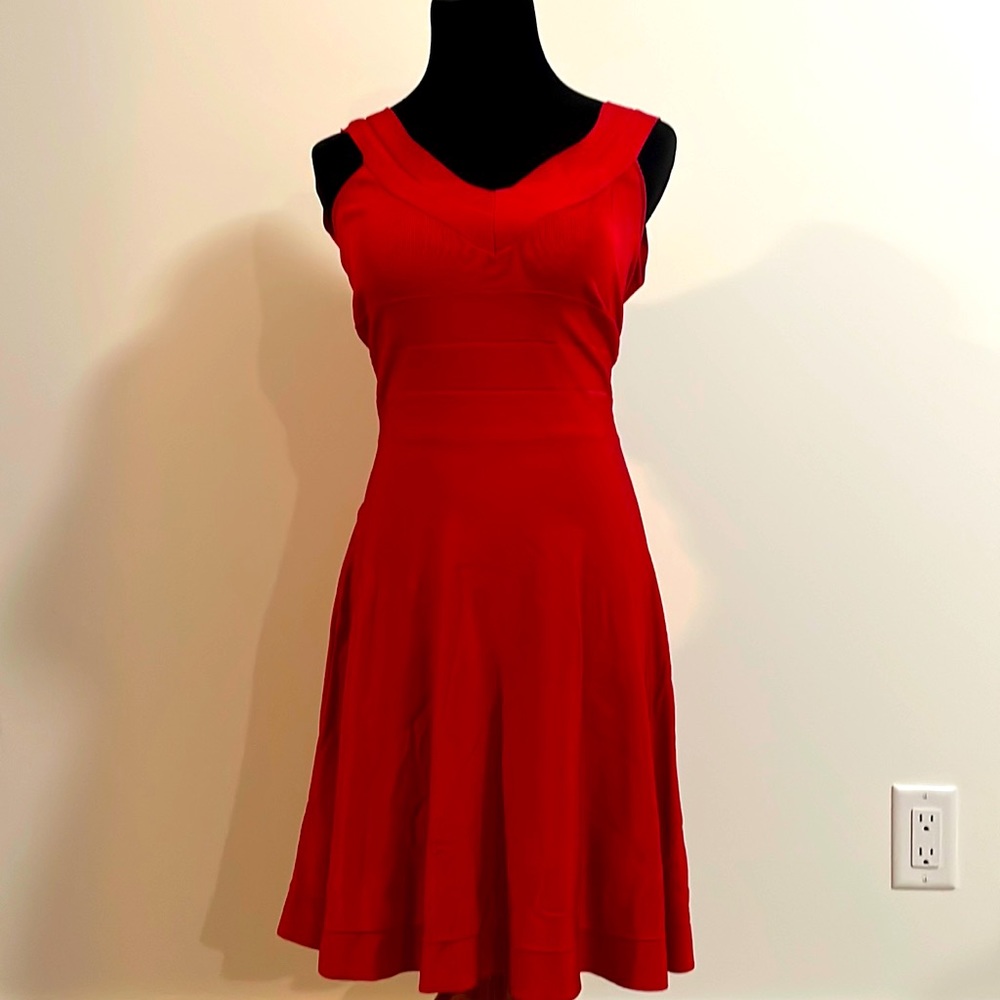 Armani Exchange red dress